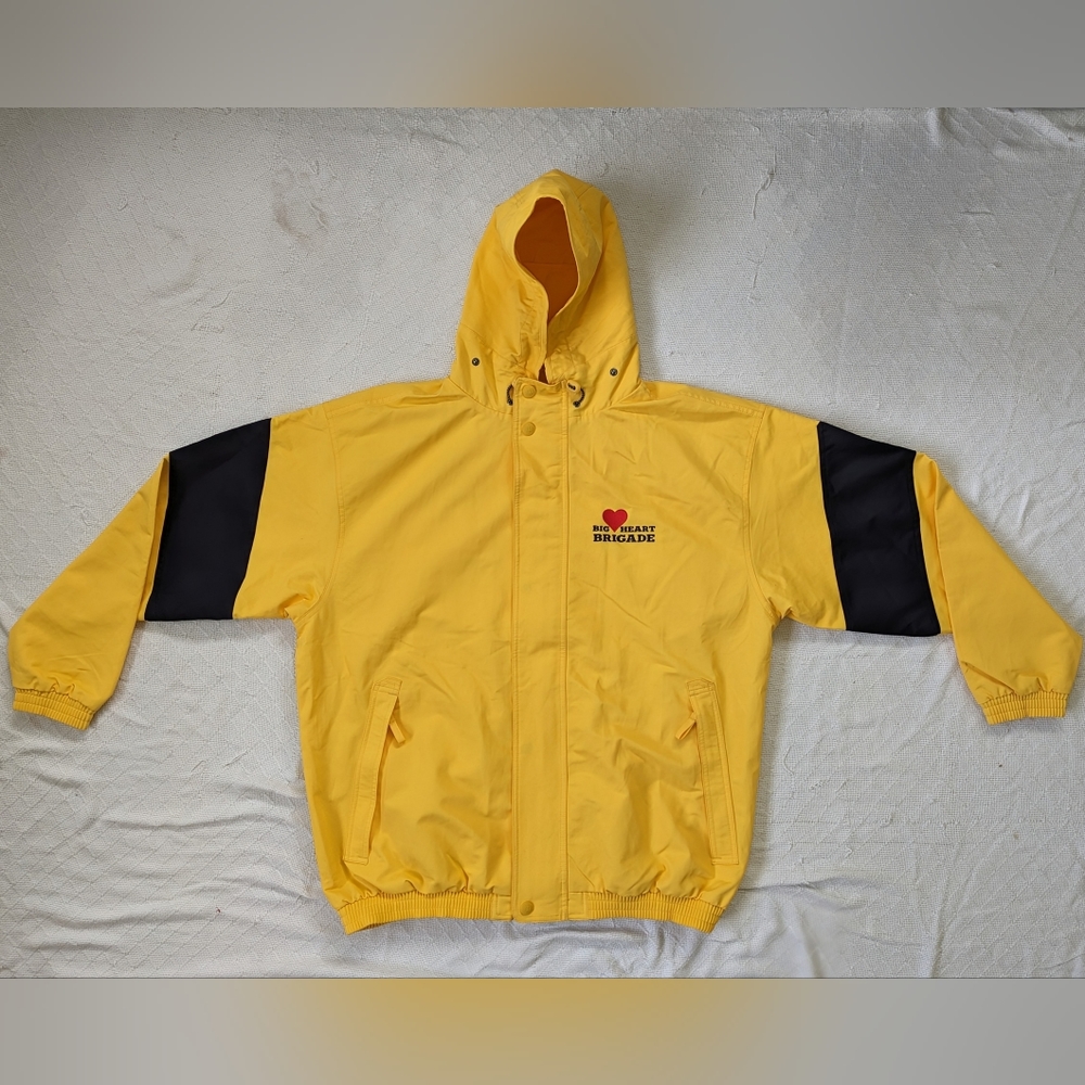VTG 90's Outer Banks Crew Sz. X-Large Yellow VB Open Full Zip Golfing Jacket PGA